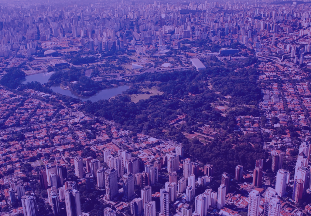Cidade de São Paulo vista de cima